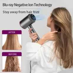 Foldable Portable Hair Dryer Professional Negative Ion High Speed Powerful Blow Dryer