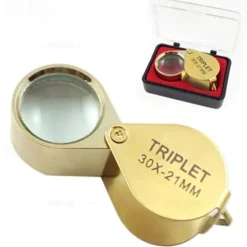Folding Jewllery Loupe Portable Magnifying Glass 30x21 Portable Magnifier Loupe Magnifying Glass Size Lovely Magnifier Glasses Coins Stamps Antiques