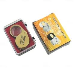 Folding Jewllery Loupe Portable Magnifying Glass 30x21 Portable Magnifier Loupe Magnifying Glass Size Lovely Magnifier Glasses Coins Stamps Antiques