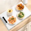 Food Warmer Mat Adjustable Food Warmer Silicone Electric Heating Tray for Food Full Surface Heating Nano-Material Silicone Heating Tray Roll Up