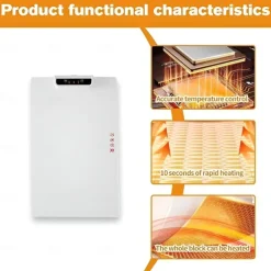 Food Warmer Mat Adjustable Food Warmer Silicone Electric Heating Tray for Food Full Surface Heating Nano-Material Silicone Heating Tray Roll Up