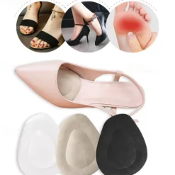 Foot Pain Relief Gel Insoles for Women and Men – Soft Cushioned Support for Metatarsal, Arch & Heel Pain – Ideal for Daily Wear, Work, and Comfort Shoes