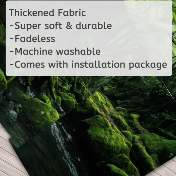 Forest River Hanging Tapestry Wall Art Large Tapestry Mural Decor Photograph Backdrop Blanket Curtain Home Bedroom Living Room Decoration