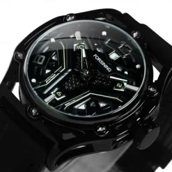 FORSINING Men Mechanical Watch Fashion Casual Wristwatch Automatic Self-winding Calendar Waterproof Decoration Silicone Gel Watch