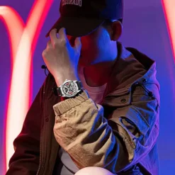 FORSINING Men Mechanical Watch Creative Fashion Casual Wristwatch Automatic Self-winding Waterproof Decoration Silicone Gel Watch