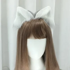 Fox Clip Cat Ears Wolf Paws Cosplay Costume Halloween Fancy Party Costume Accessories