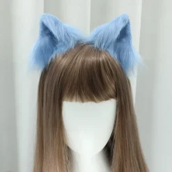 Fox Clip Cat Ears Wolf Paws Cosplay Costume Halloween Fancy Party Costume Accessories