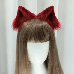 Fox Clip Cat Ears Wolf Paws Cosplay Costume Halloween Fancy Party Costume Accessories
