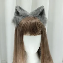 Fox Clip Cat Ears Wolf Paws Cosplay Costume Halloween Fancy Party Costume Accessories
