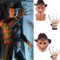 Freddy Krueger Halloween Mask Halloween Props Halloween Horror Scary Costume Adults' Men's Halloween Carnival Easy Halloween Costumes Dress Up