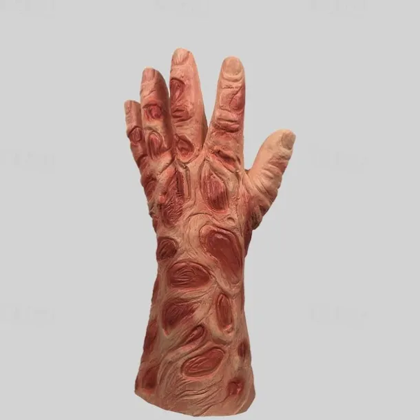 Freddy Krueger Halloween Gloves Mask Halloween Props Horror Scary Costume Adults Men's Women's Halloween Carnival Mardi Gras Easy Halloween Costumes Dress Up