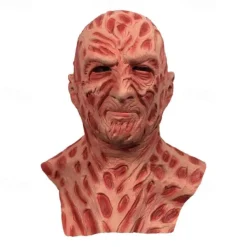 Freddy Krueger Halloween Gloves Mask Halloween Props Horror Scary Costume Adults Men's Women's Halloween Carnival Mardi Gras Easy Halloween Costumes Dress Up