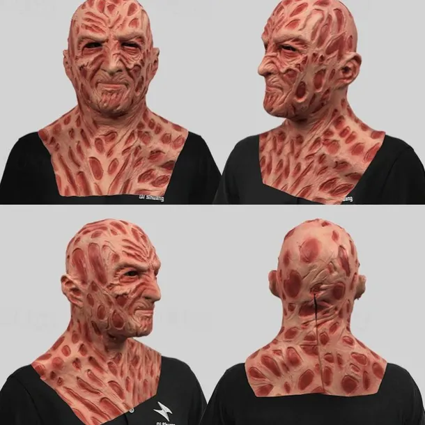 Freddy Krueger Halloween Gloves Mask Halloween Props Horror Scary Costume Adults Men's Women's Halloween Carnival Mardi Gras Easy Halloween Costumes Dress Up