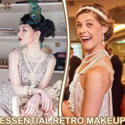 French Retro Elegant Light Luxury Pearl Necklace Personality Pendant Necklace Bracelet Earrings Set