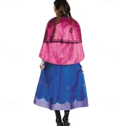 Frozen Fairytale Princess Anna Cosplay Costume Flower Girl Dress Theme Party Costume Cosplay Movie Cosplay for Men's Women's Adults' Carnival Masquerade Bachelorette Party