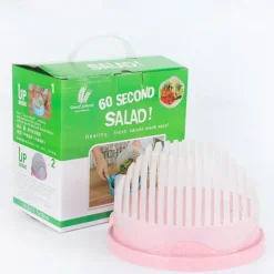 Fruit & Vegetable Cutter Easy Salad and Fruit Cutter Bowl - Eco-Friendly, Dishwasher Safe, Perfect Kitchen Helper for Quick Meal Prep