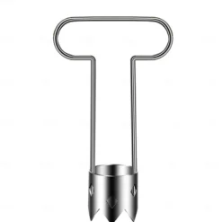 Fruit and Vegetable Corer Tool, Stainless Steel Fruite, Apple Core Remover with Ergonomic Handle, Red Bell Pepper Corer Tool for Vegetables Fruit Kitchen Gadget