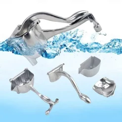 Fruit Juicer Orange Lemon Squeezer Extractor Stainless Steel Portable Manual Juicing Tool Easy to Use for Home