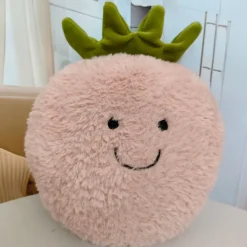 Fruit Plush Cuddly Toy for Kids - Soft Polyester Stuffed Figure for Interactive Play Ideal Gift for Ages 14 on Special Occasions like Christmas and Birthday