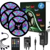 65ft 4x 5 Meter Music Synchronous Happy Multicolour Light Strip 2835 RGB LED Flexible Light Strip with 20 key IR Controller Optional with Adapter Kit DC12V