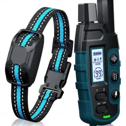 3300Ft Dog Training Collar with Remote for Small Medium Large Dogs Rechargeable Waterproof E Collar with Beep (1-8) Vibration(1-16) Safe Shock(1-99)