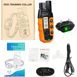 3300Ft Dog Training Collar with Remote for Small Medium Large Dogs Rechargeable Waterproof E Collar with Beep (1-8) Vibration(1-16) Safe Shock(1-99)