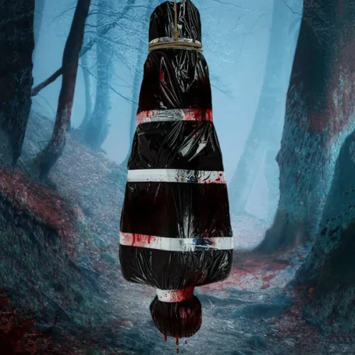 5ft Hanging Corpse Dead Victim Props Halloween Decorations Haunted Creepy House Halloween DecorScary Halloween Decorations Outdoor Clearance Outdoor Halloween Inflatables Yard Decorations