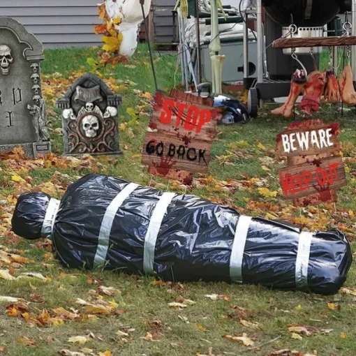5ft Hanging Corpse Dead Victim Props Halloween Decorations Haunted Creepy House Halloween DecorScary Halloween Decorations Outdoor Clearance Outdoor Halloween Inflatables Yard Decorations