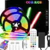 32.8ft 10m COB Bluetooth LED Smart Strip Lights Christmas Decor Music Sync RGB APP Color Changing for Bedroom Home TV Back Light DIY Décor