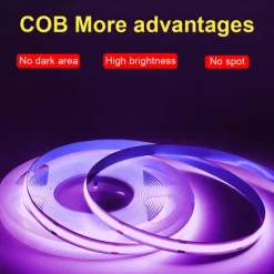 32.8ft 10m COB Bluetooth LED Smart Strip Lights Christmas Decor Music Sync RGB APP Color Changing for Bedroom Home TV Back Light DIY Décor