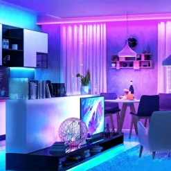 32.8ft 10m COB Bluetooth LED Smart Strip Lights Christmas Decor Music Sync RGB APP Color Changing for Bedroom Home TV Back Light DIY Décor