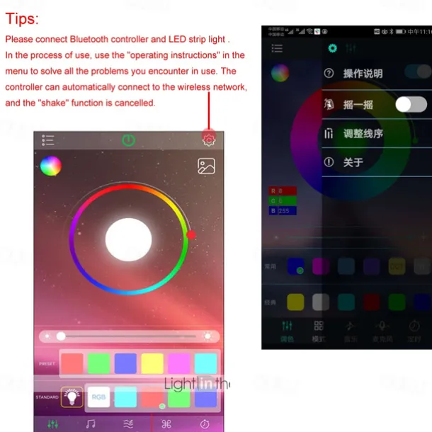 32.8ft 10m COB Bluetooth LED Smart Strip Lights Christmas Decor Music Sync RGB APP Color Changing for Bedroom Home TV Back Light DIY Décor