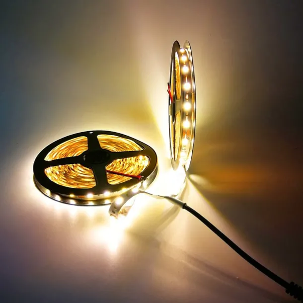 32.8ft 10m LED Light Strips Flexible Tiktok Lights Not-Waterproof 600 Units SMD 5050 10mm LEDs DC12V for Holiday Home Party Indoor Decoration