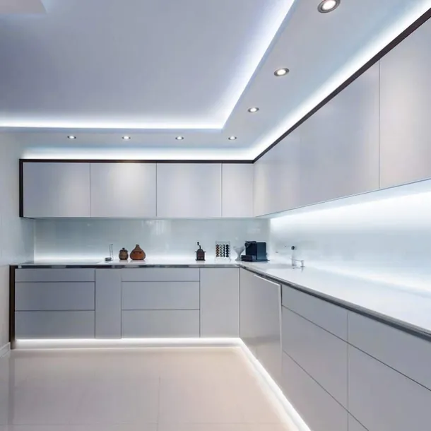 32.8ft 10m LED Light Strips Flexible Tiktok Lights Not-Waterproof 600 Units SMD 5050 10mm LEDs DC12V for Holiday Home Party Indoor Decoration