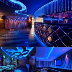 32.8ft 10m LED Light Strips Flexible Tiktok Lights Not-Waterproof 600 Units SMD 5050 10mm LEDs DC12V for Holiday Home Party Indoor Decoration