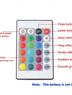 32.8Ft 10M LED Light Strips LED WiFi Wireless RGB Tiktok Lights LED Smart Waterproof 5050 with 24 Keys Remote Control Flexible Tape Lights Fits AlexaGoogle Home and 12V Adapter