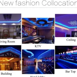 16-100FT Smart RGB IC LED Light Strip - 24V Waterproof Multi Color-Chasing Lights with APP & Music Sync Addressable for Bedroom & Outdoor Use 1 Roll