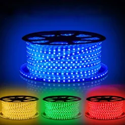 16-100FT Smart RGB IC LED Light Strip - 24V Waterproof Multi Color-Chasing Lights with APP & Music Sync Addressable for Bedroom & Outdoor Use 1 Roll