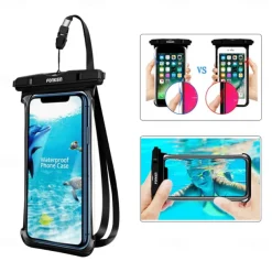 Full View Waterproof Case for Phone Underwater Snow Rainforest Transparent Dry Bag Swimming Pouch Big Mobile Phone Covers