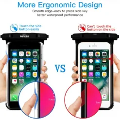 Full View Waterproof Case for Phone Underwater Snow Rainforest Transparent Dry Bag Swimming Pouch Big Mobile Phone Covers