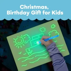 Fun Drawing Pad Board Glow in Dark with Light for Kids Painting Board Educational Toy and Developing Drawing or Writing Skills