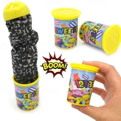 Funny Candy Can Jump Spring Snake Toy Gift April Fool Day Halloween Party Decoration Jokes Prank Trick Fun Joke Toy