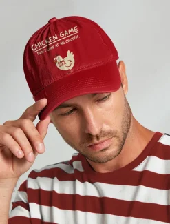 Funny Chicken Game Baseball Cap – Adjustable Unisex Embroidered Hat, Casual Sports Cap for Outdoor, Streetwear and Daily Wear
