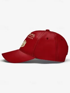 Funny Chicken Game Baseball Cap – Adjustable Unisex Embroidered Hat, Casual Sports Cap for Outdoor, Streetwear and Daily Wear