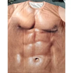 Funny Muscle T-shirt Anime Print 3D Funny Street Style For Men's Adults' 3D Print