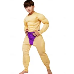 Funny Muscular Man Halloween Cosplay Costume Funny Costumes Carnival Costume Cosplay Kid's Adults' Men's Women's Boys' Carnival Masquerade Mardi Gras Performance Party Halloween Easy Halloween