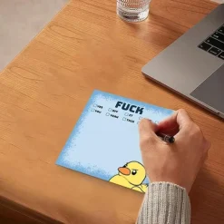 Funny Sassy Duck Sticky Notes, Funny Sticky Notes, Funny Work Stickers for Adults, Funny Stationery Note Pads, for Coworkers Friends, Office Supplies