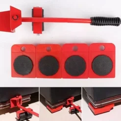 Furniture Lift Mover Tool Set - Furniture Movers with Wheels Heavy Furniture Moving Sliders Appliance Rollers Heavy Duty Furniture Lifter and Sliders Kit - Furniture Movers Sliders Appliance Movers
