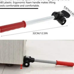 Furniture Lifter Mover Tool Set 440lb Heavy Duty Furniture Lifter with 4 Pulleys Easy & Safe Moving Kit for Sofas Refrigerators Couches Carpet & Hard Floors