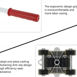 Furniture Lifter Mover Tool Set 440lb Heavy Duty Furniture Lifter with 4 Pulleys Easy & Safe Moving Kit for Sofas Refrigerators Couches Carpet & Hard Floors